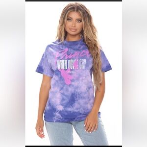 Prince when doves cry purple tie-dye graphic T-shirt M
